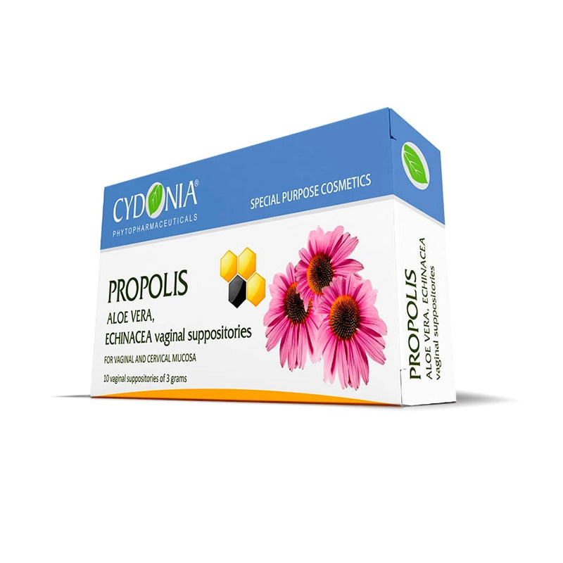 Cydonia Propolis Aloe Vera & Echinacea Vaginal Supp 10'S – Alsultan Pharmacy