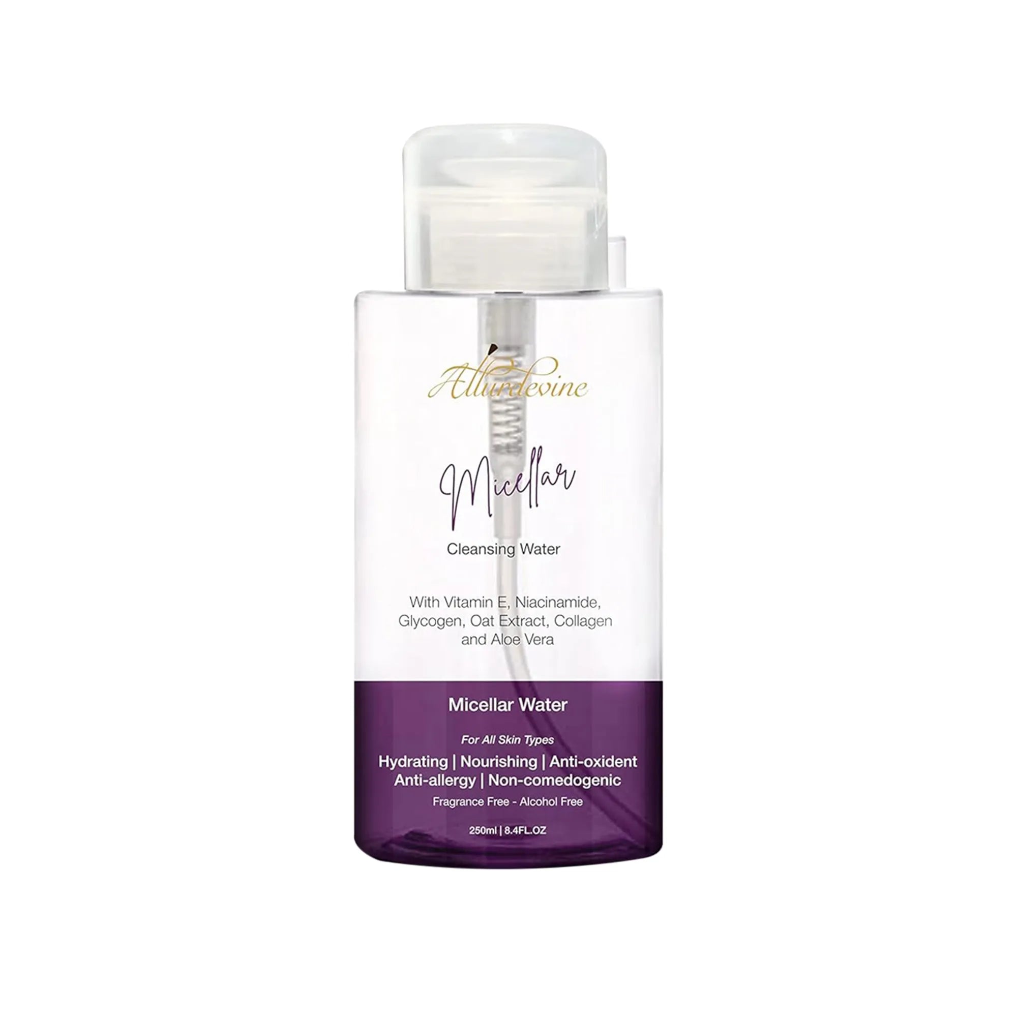 Allurdevine Micellar Water: Hydrating, Cleansing, Anti-Aging