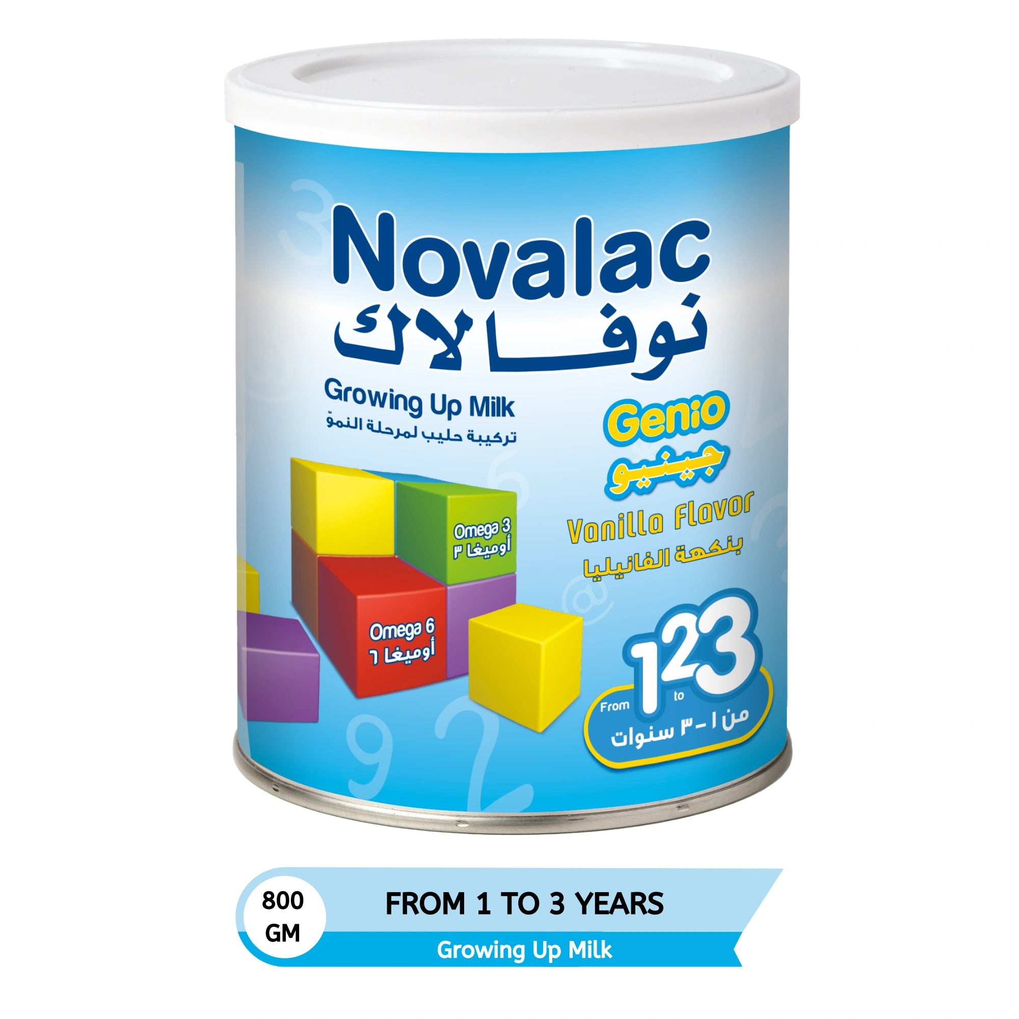 Novalac Genio 123 Growing Up Formula, 1-3 Years, 800g