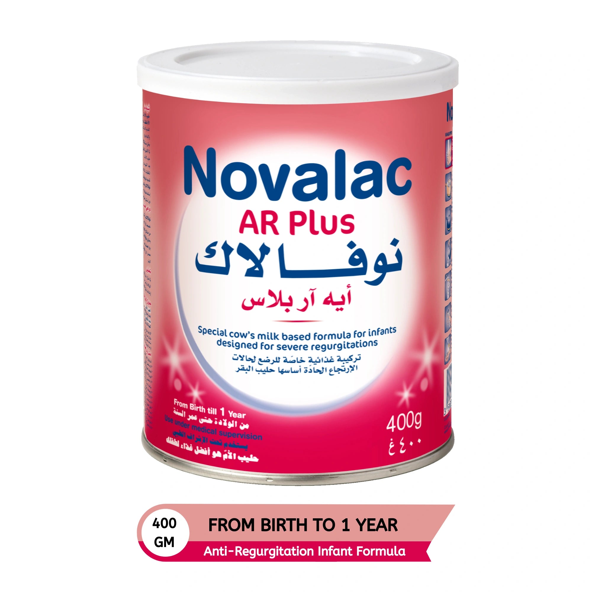 Novalac AR Plus, Anti-Regurgitation Infant Milk Formula, 0-12 Months, 400g