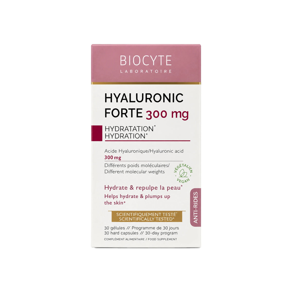 Biocyte Hyaluronic Forte 200 mg Caps 30'S Anti-aging