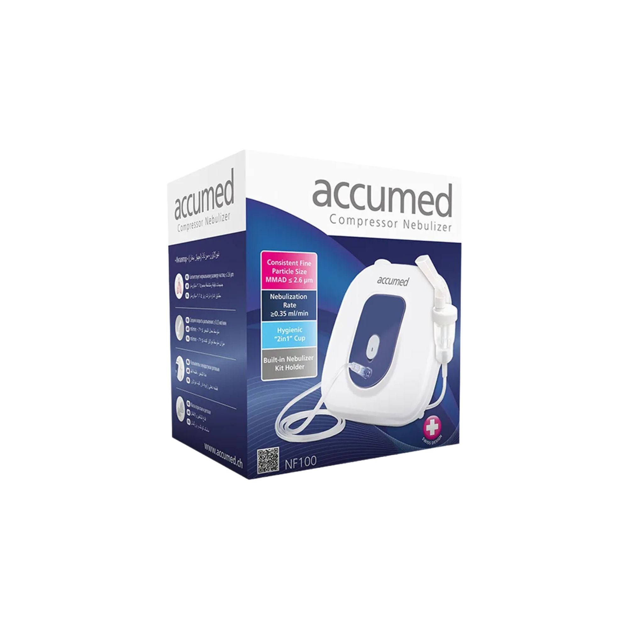 Accumed Compressor Piston Nebulizer NF100 A180