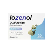 Lozenol Clear Sinuses Eucalptus Sugar Free 20 Lozenges