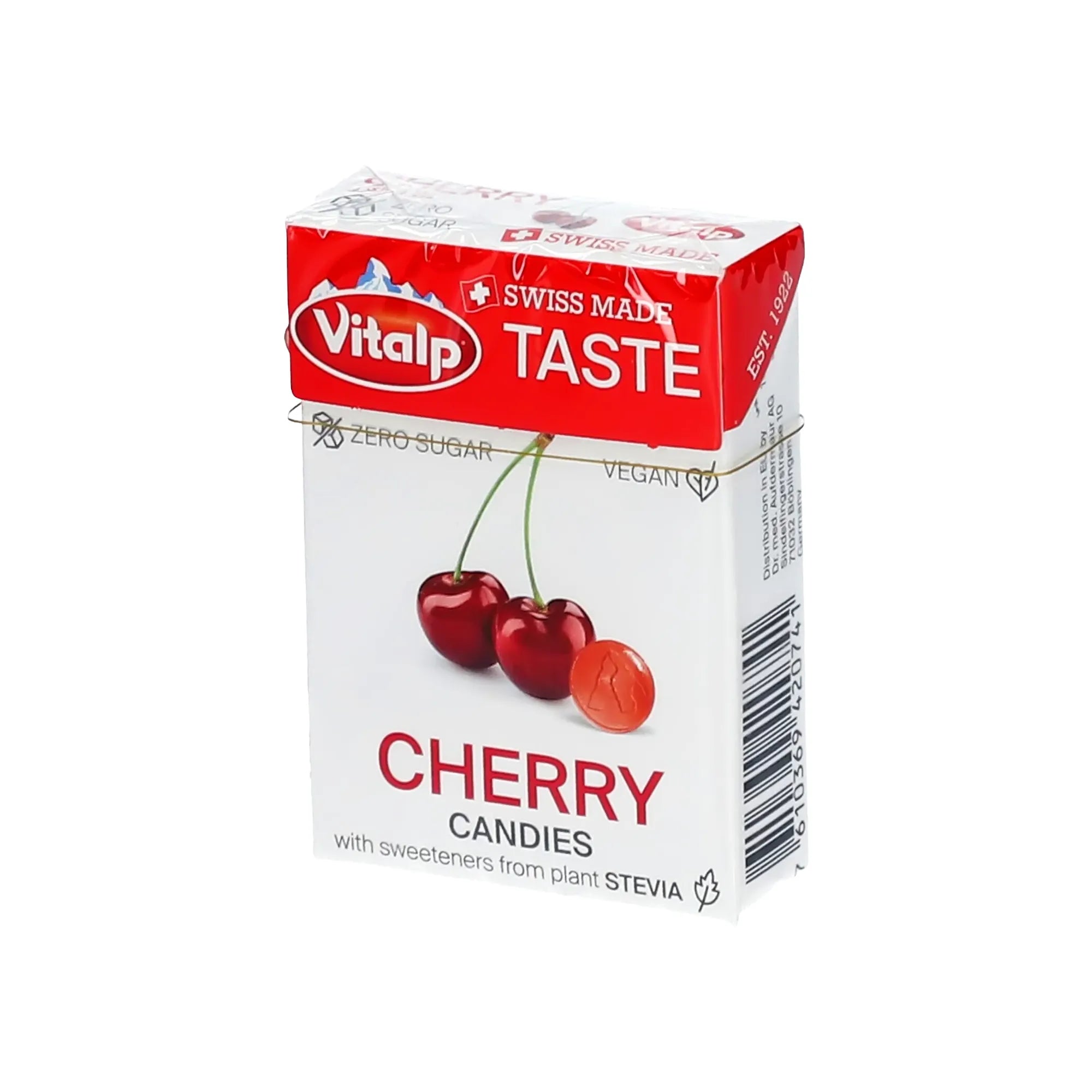 Vitalp Taste Sugar Free Cherry Candies 25g 7603