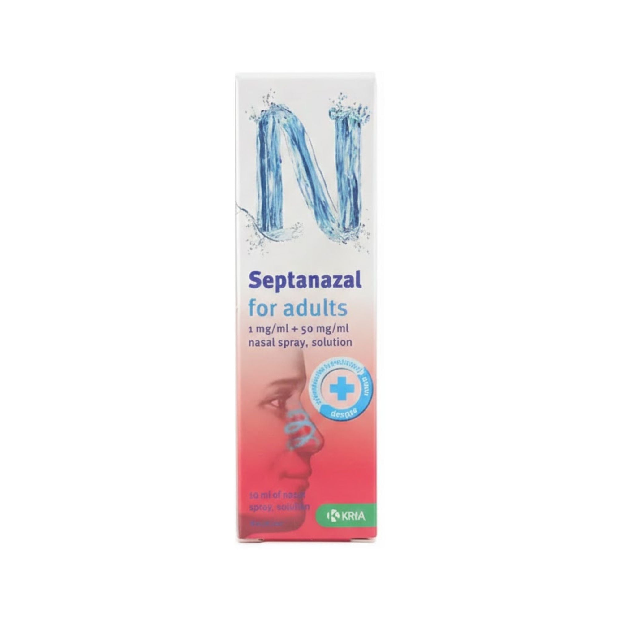 Septanazal For Adults 1mg/Ml+50mg/Ml Nasal Spray 10ml