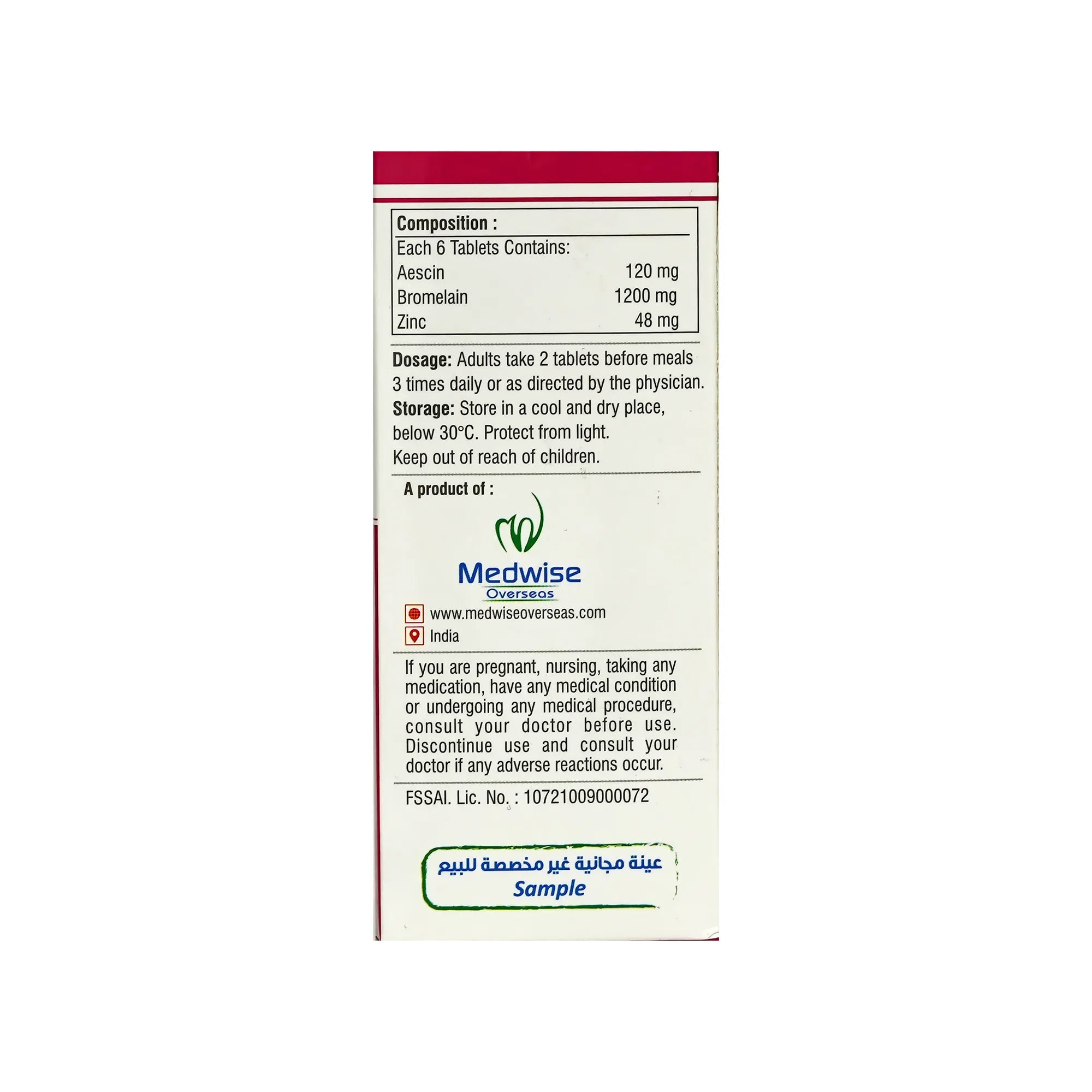 Repa Bromelain 30 Coated Tab