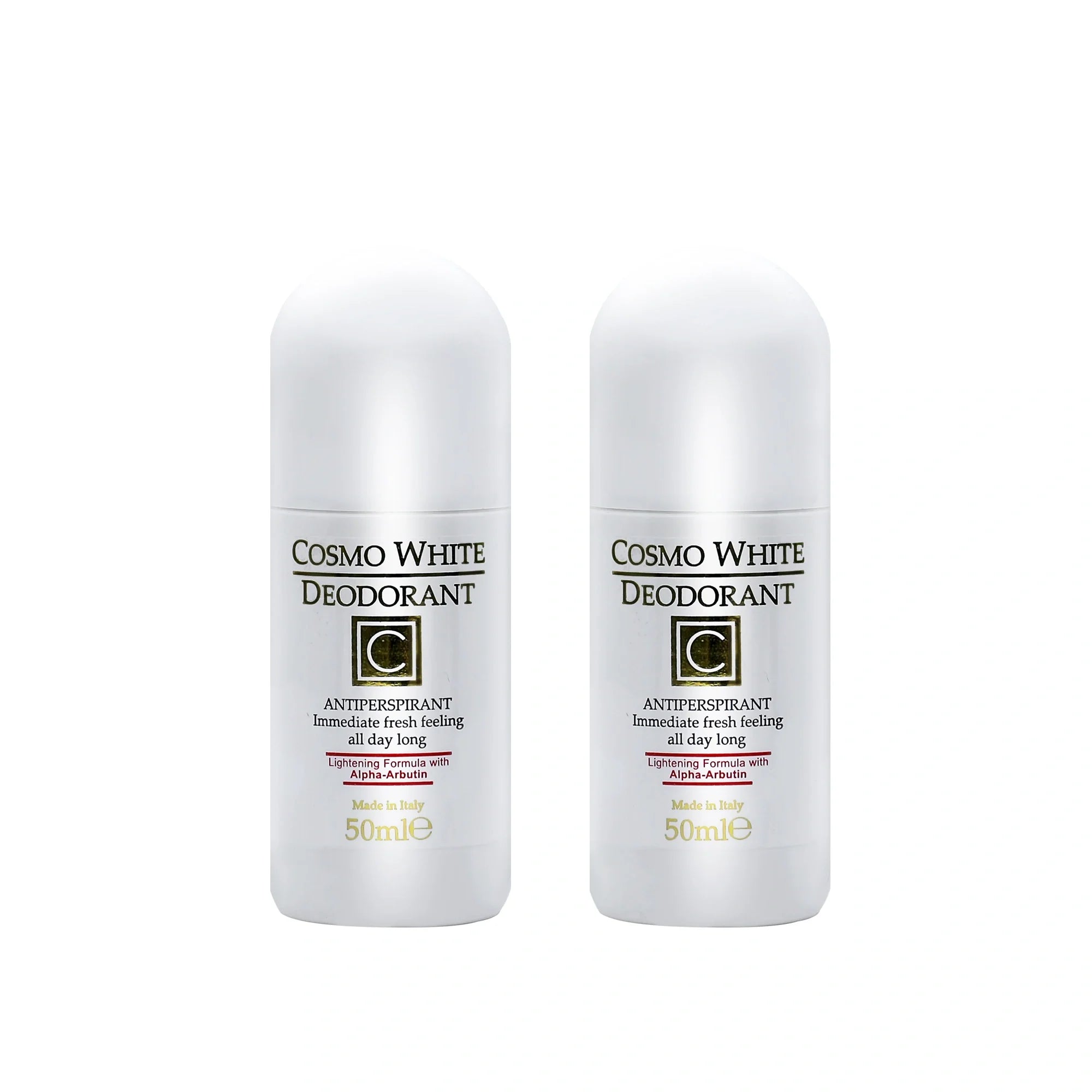 Cosmo White Deodorant with Alpha Arbutin 50ml – Pack of 2