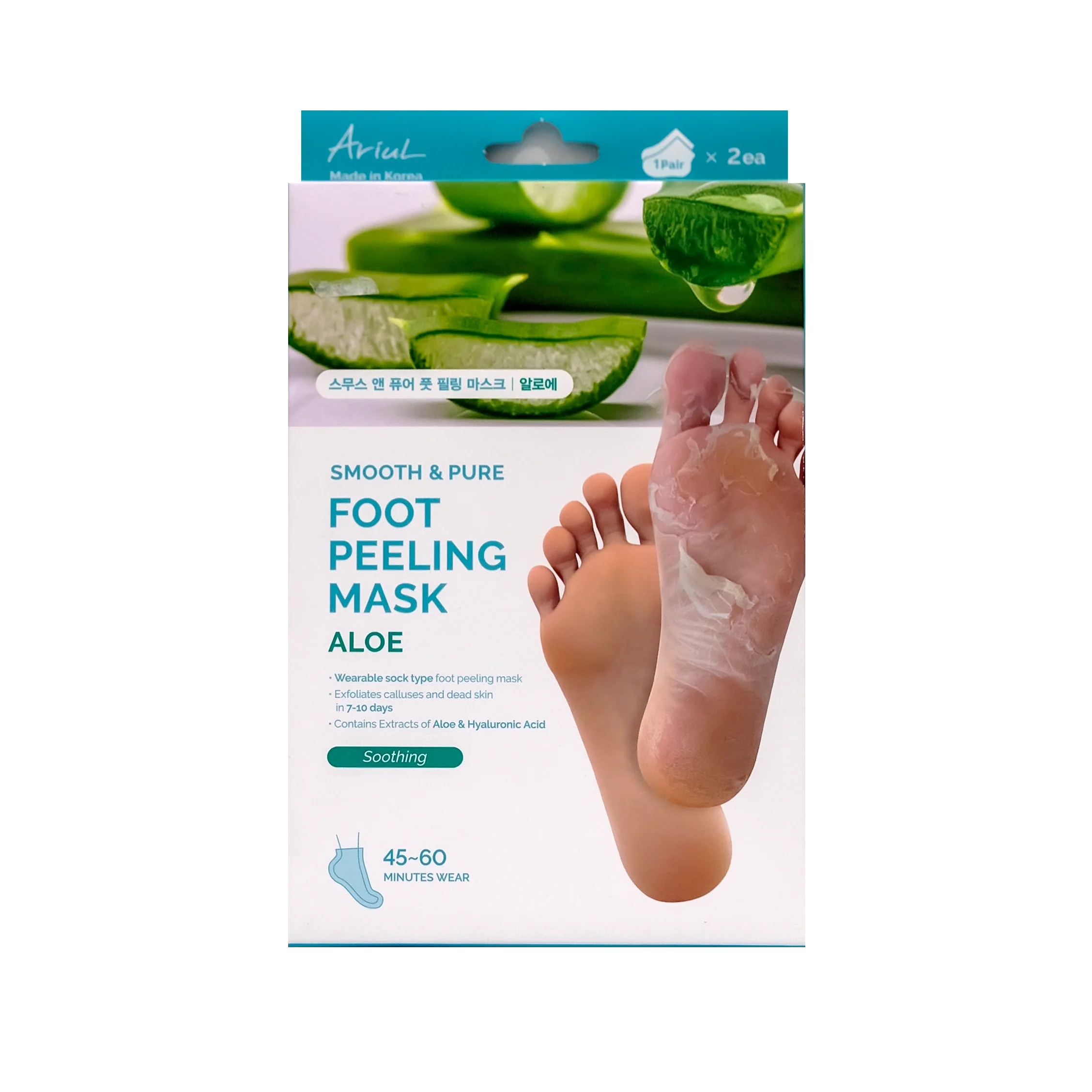 Ariul Smooth & Pure Foot Peeling Mask Soothing (Aloe)