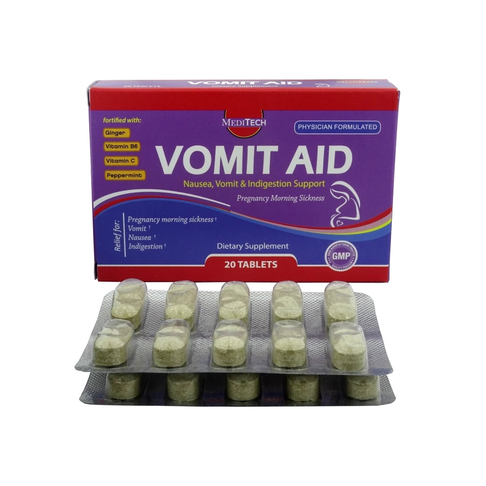 Meditech Vomit Aid 20 Tablets