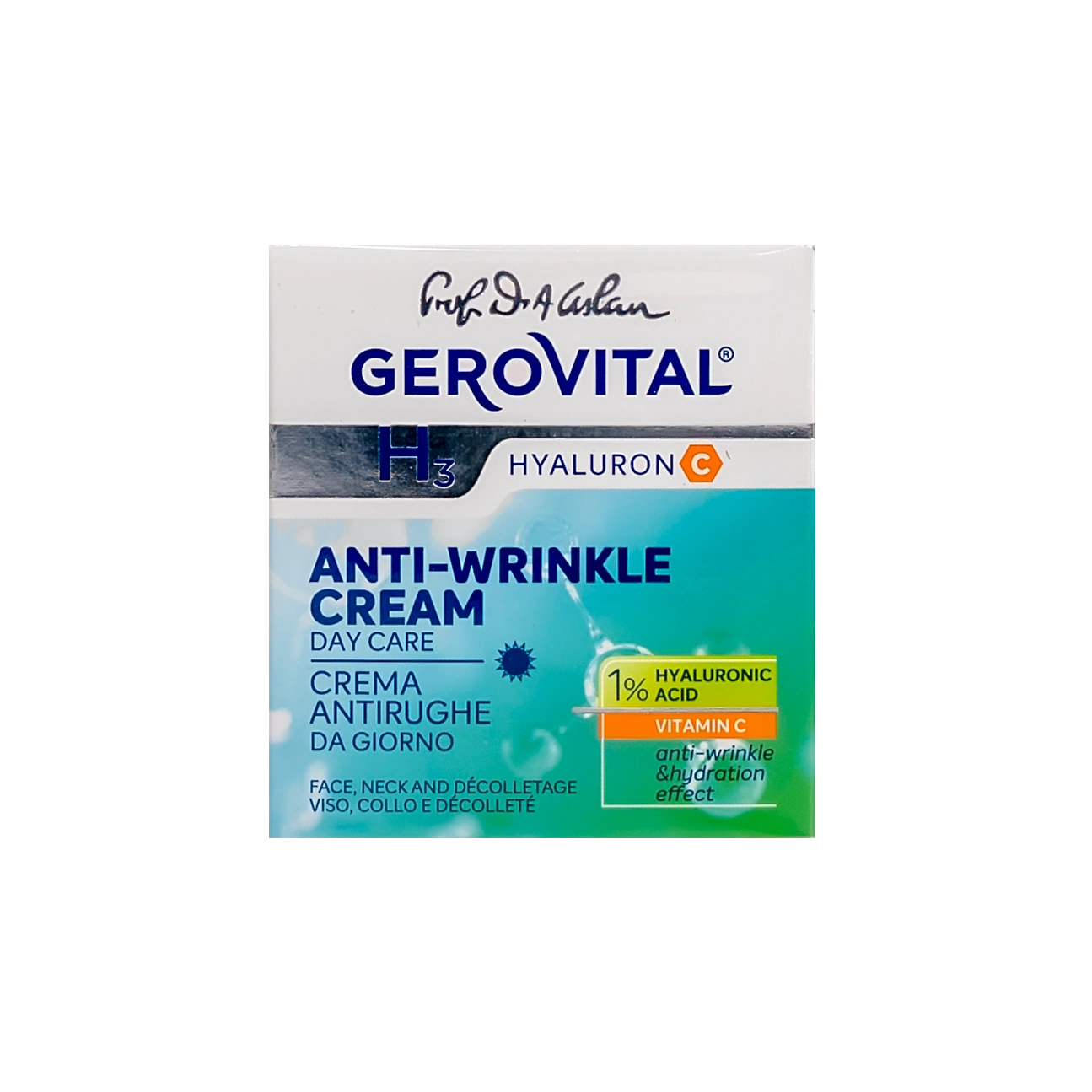 Gerovital Anti Wrinkle Hyaluronic Acid Day Cream 50Ml