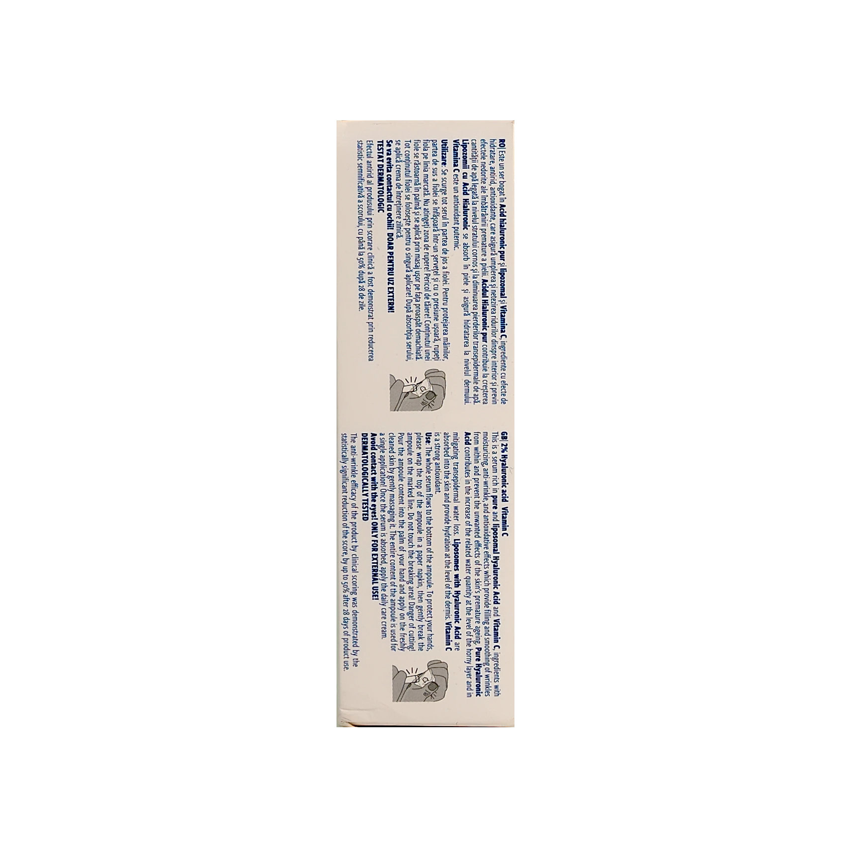 Gerovital Hyaluronic Acid And Vit C Ampoules 10*2 Ml
