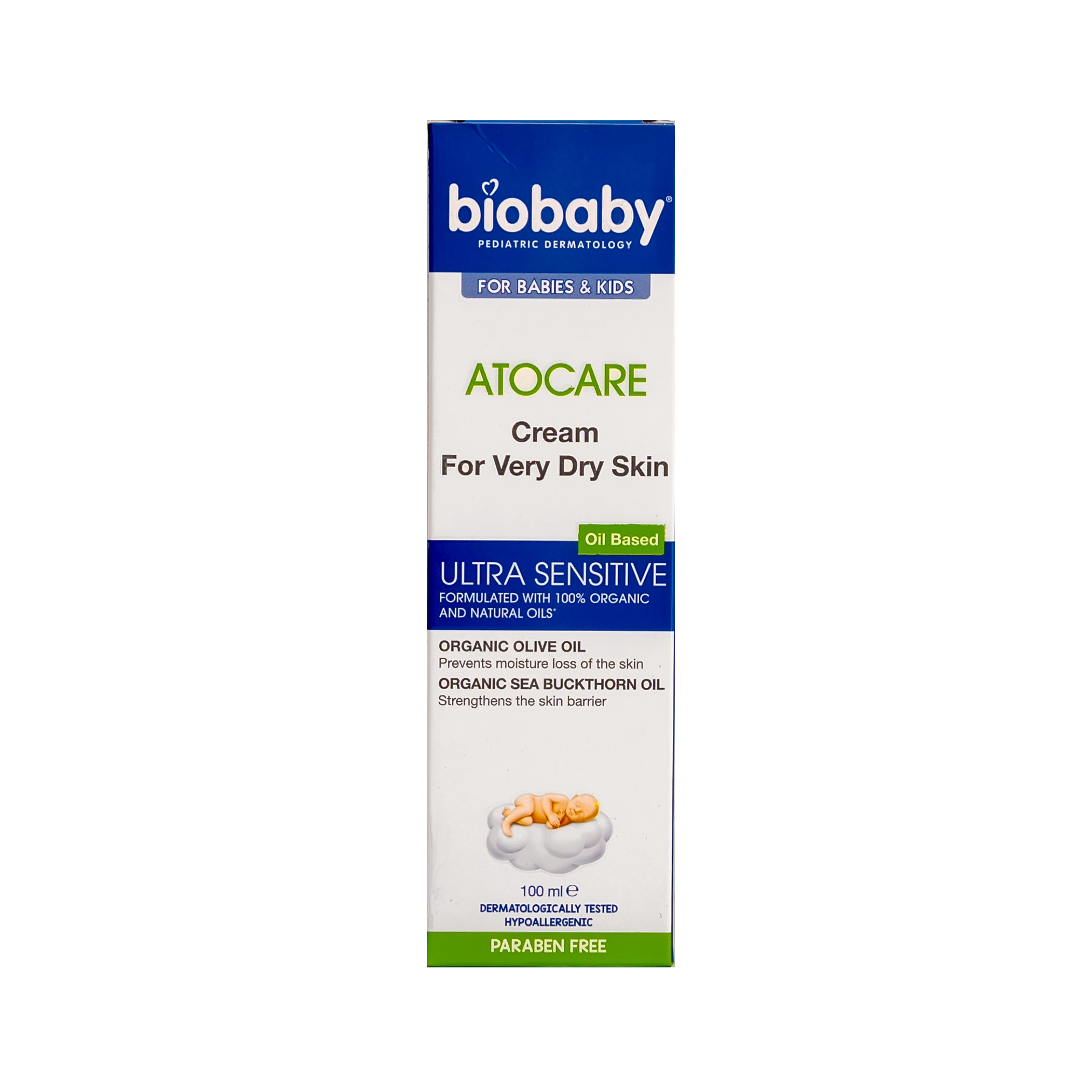 Biobaby Atocare Cream For Very Dry Skin Ultra-Sensitive 100Ml