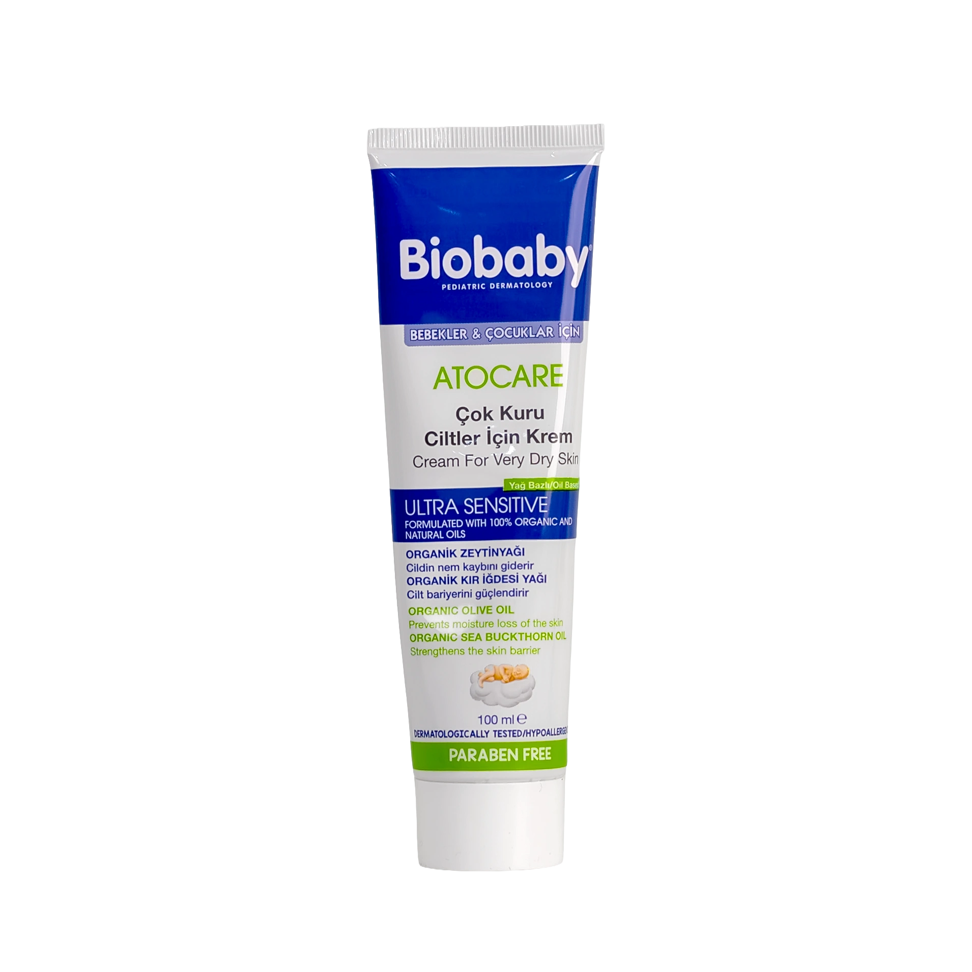 Biobaby Atocare Cream For Very Dry Skin Ultra-Sensitive 100Ml