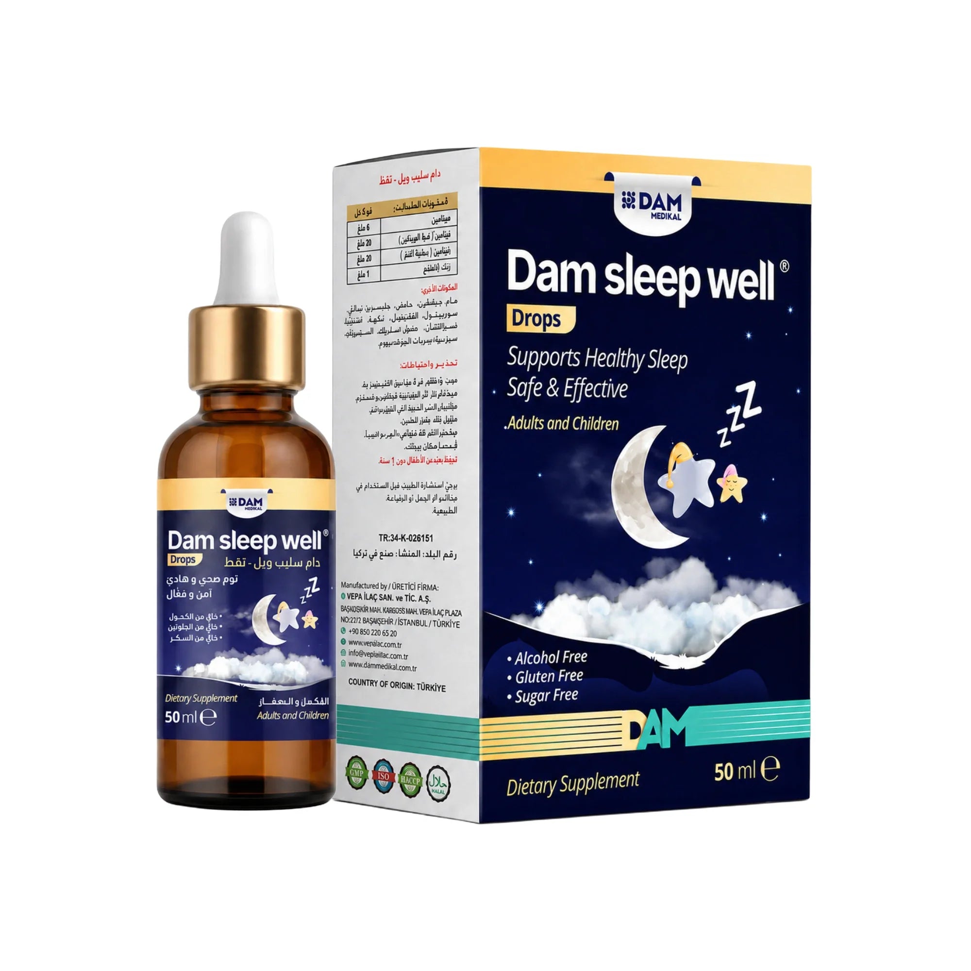 Dam Sleep Well Drops 50ml