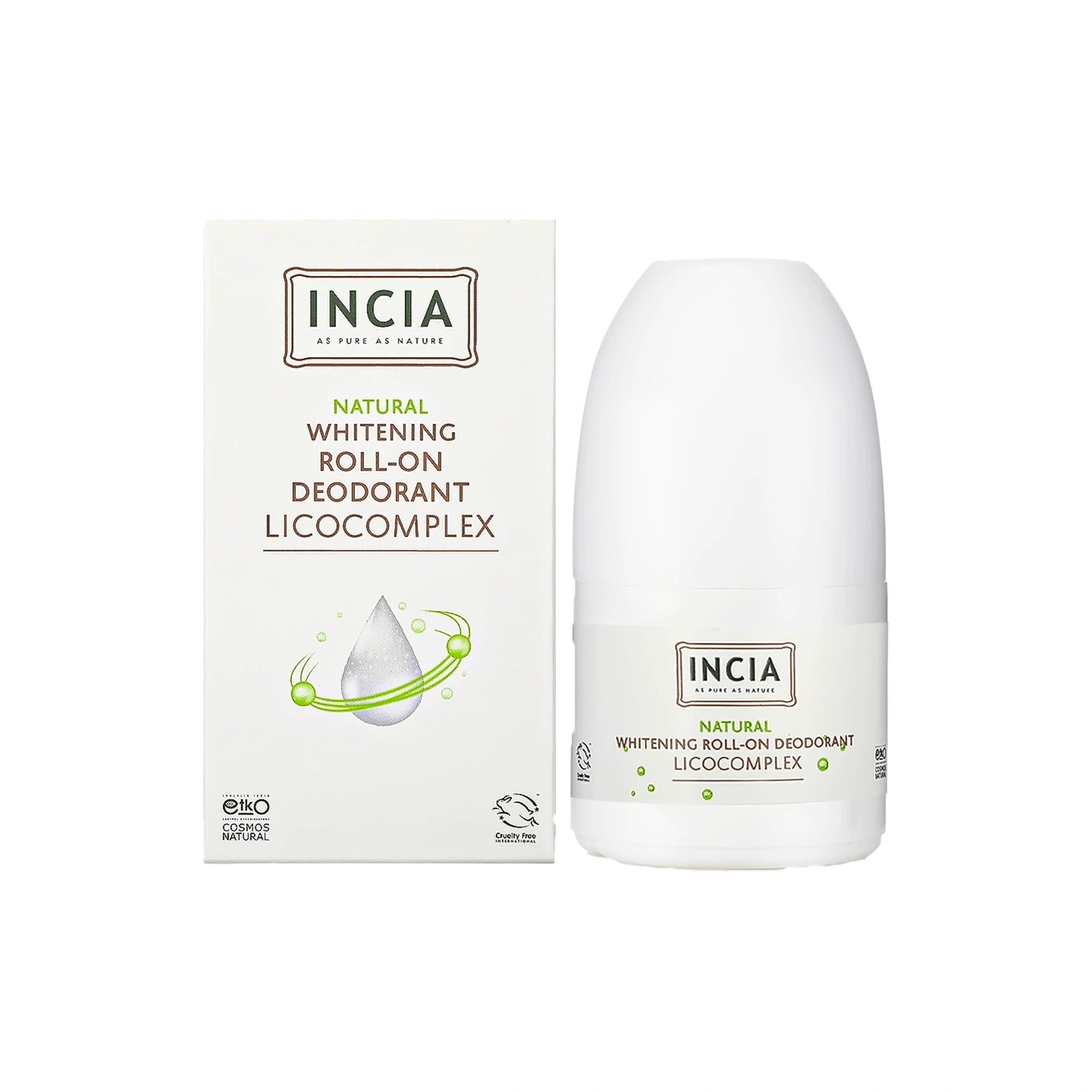 INCIA Whitening Roll-On Deodorant- 50ml