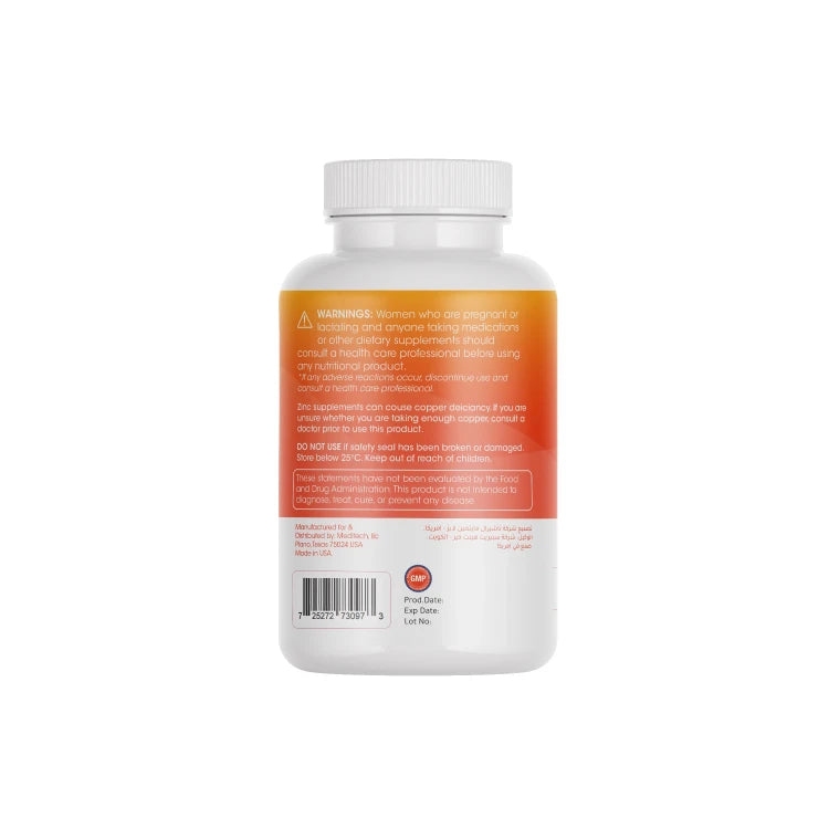 Meditech Zinc 50Mg 100 Tablets