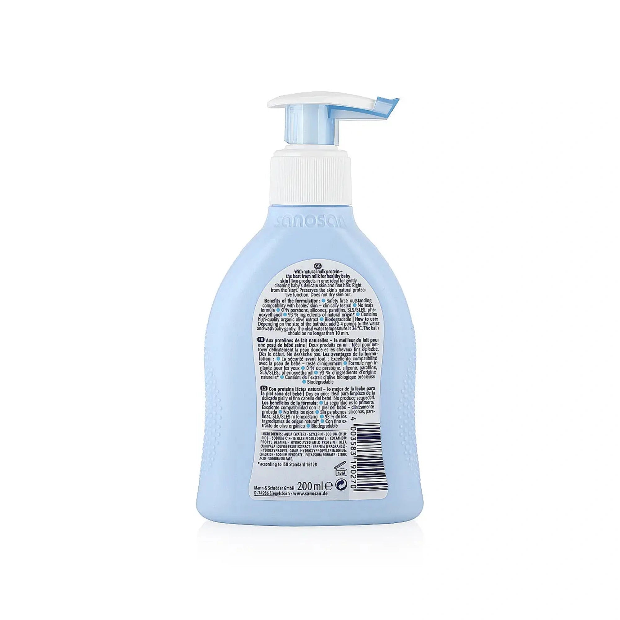 Sanosan Baby Bath & Shampoo 200Ml