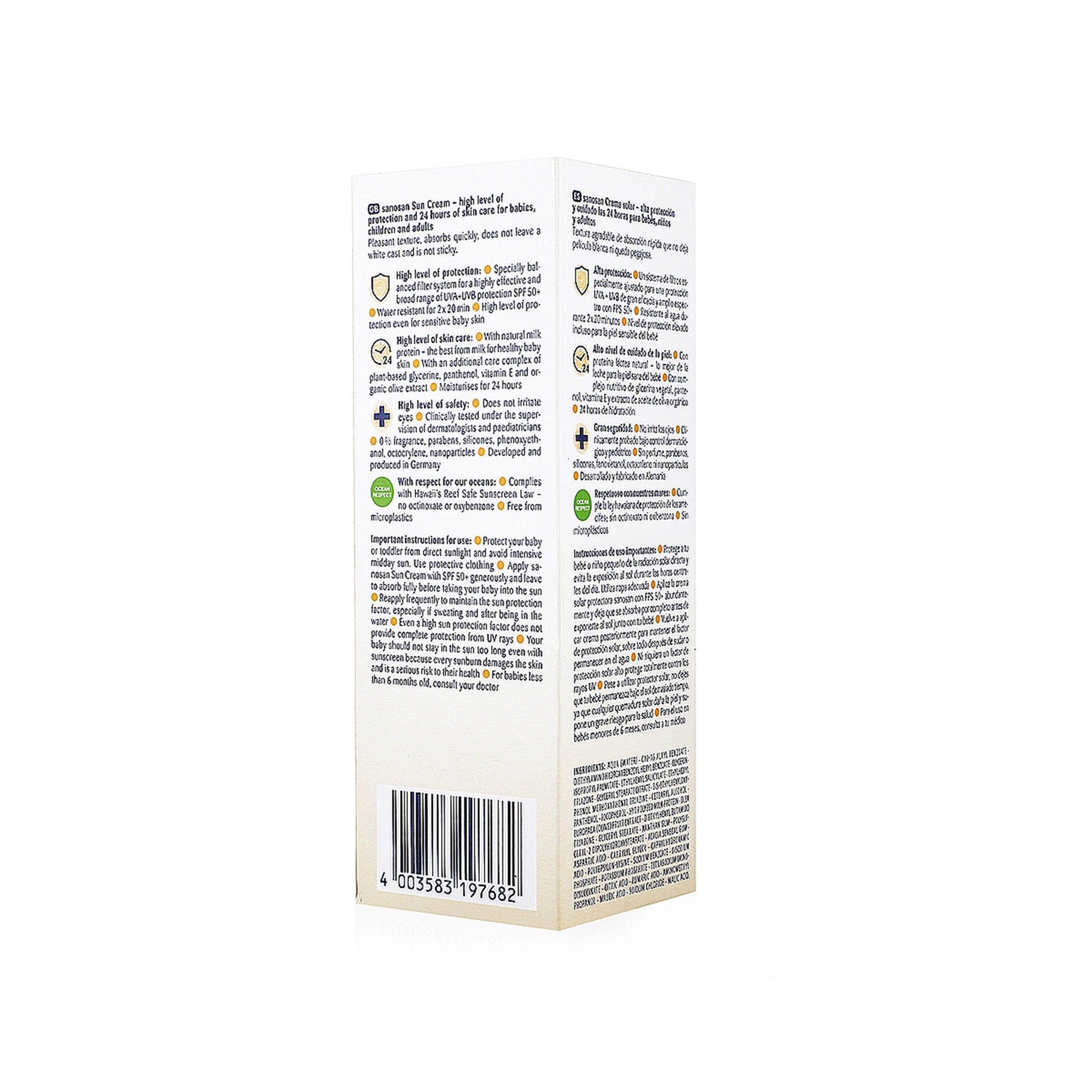 Sanosan Baby Sun Cream Spf 50+ 75Ml