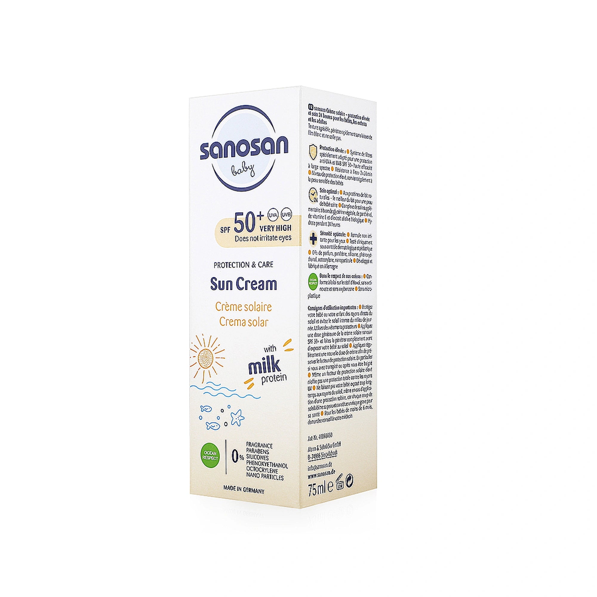 Sanosan Baby Sun Cream Spf 50+ 75Ml