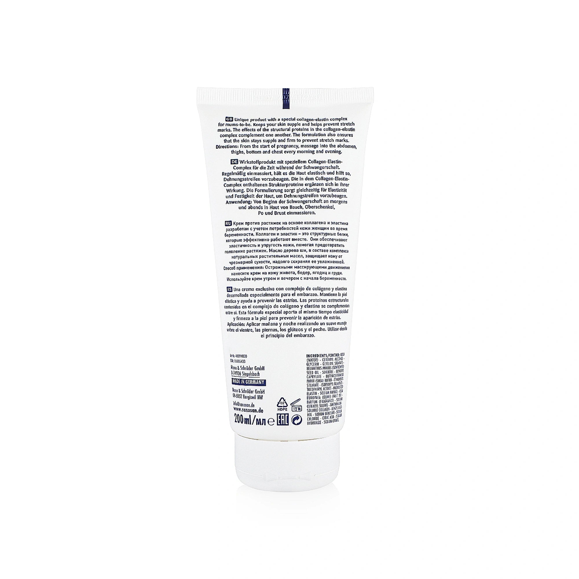 Sanosan  Mama Anti Stretch Mark Cream 200Ml