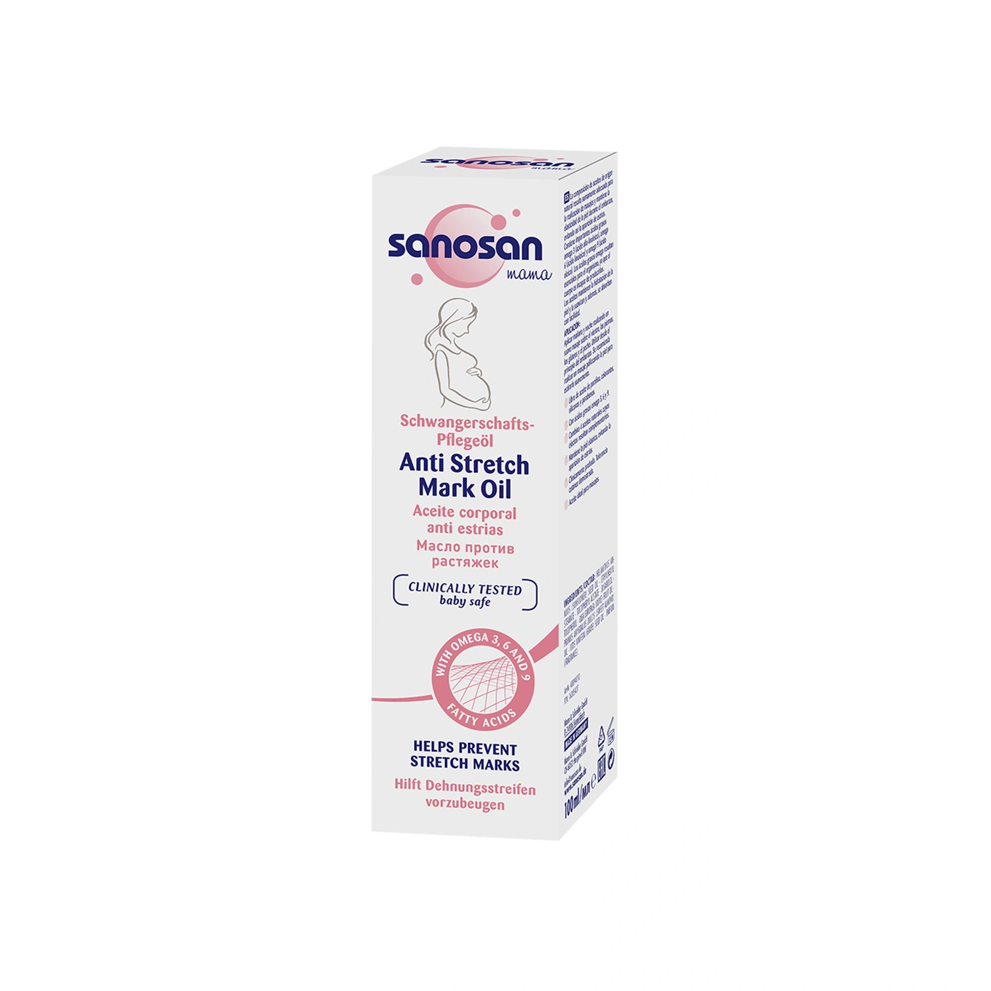 Sanosan Mama Anti Stretch Mark Oil 100Ml