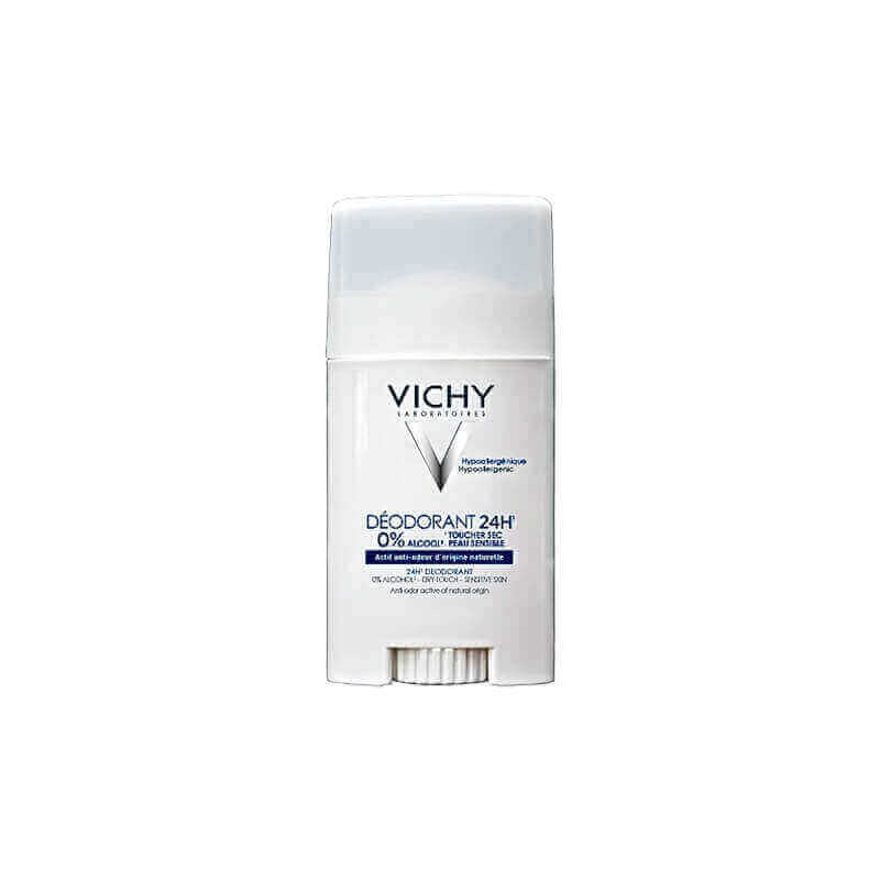 Vichy 24H Very Sensitive Deo Stick Dry Touch 40 mL to get rid of perspirant
