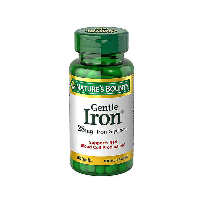 Natures Bounty Gentle Iron 28mg 90 S