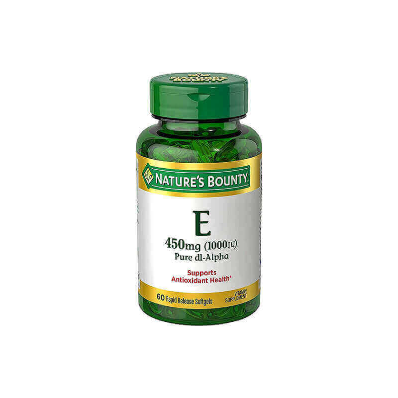 Natures Bounty Vitamin E 450Mg  1000 Iu  Dl Alpha Softgels 60 S