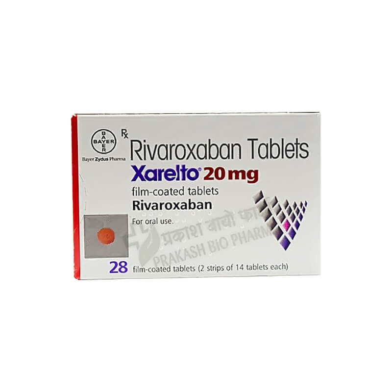 Xarelto 20mg Tabs 28's