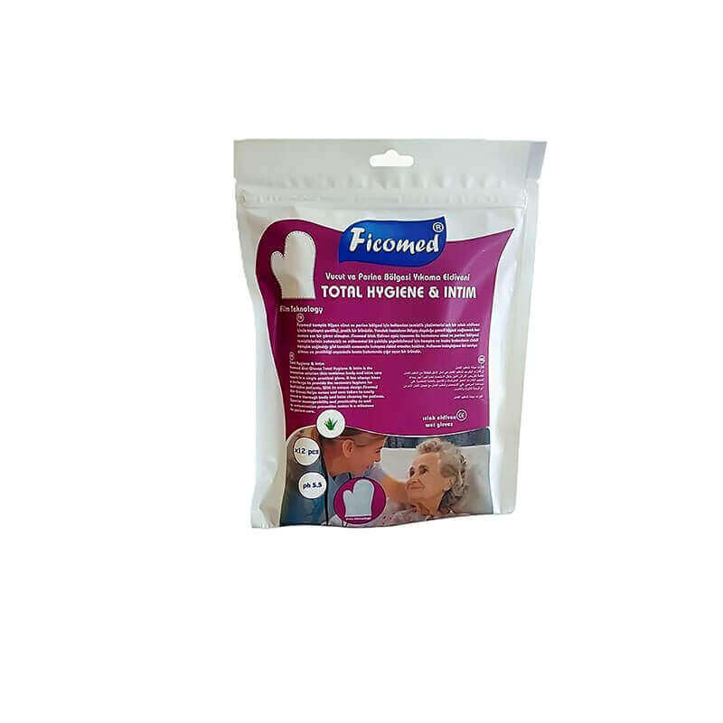 FicoMed Wet Gloves Total Hygiene And Intim for personal hygiene