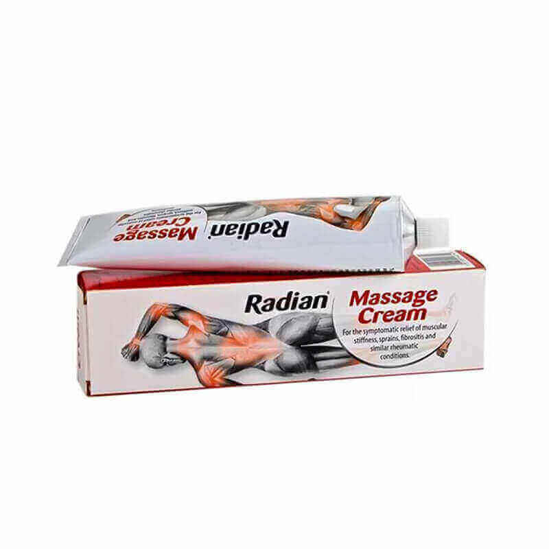 Radian Massage Cream 100gm as analgesic