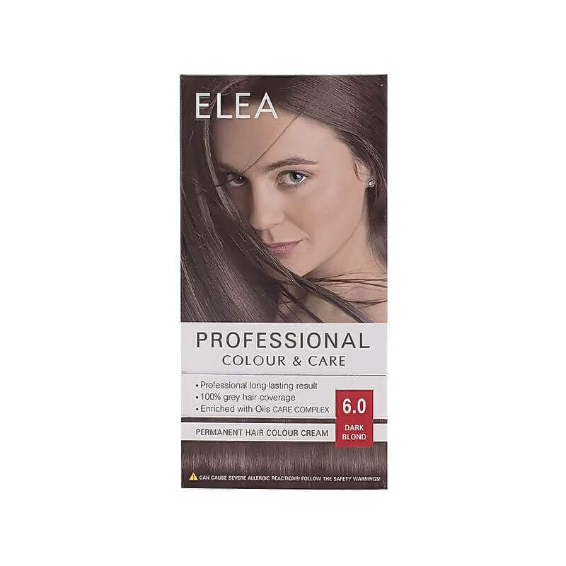Elea Hair Color Cream 6/0 Dark Blond 123 ml
