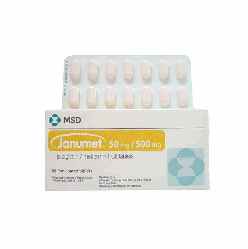 Janumet 50/500 mg 56 Tabs