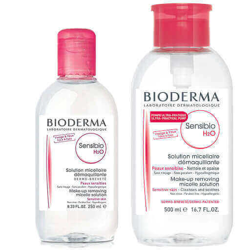 Bioderma Sensibio H2O 500ml Pump + Sensibio 250ml Free Offer
