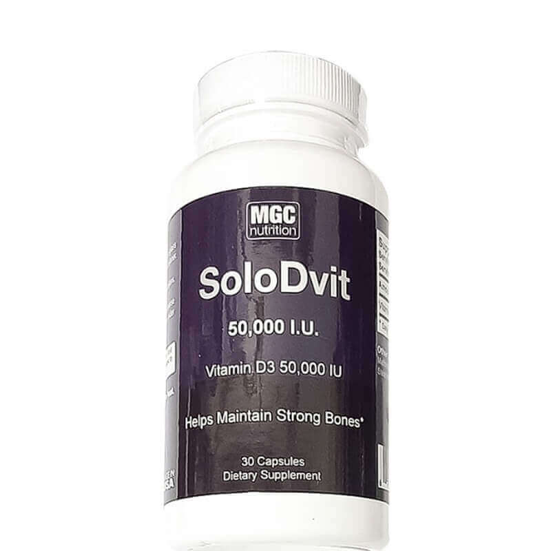 '- MGC Nutrition SoloDvit 50,000 IU Caps 30'S