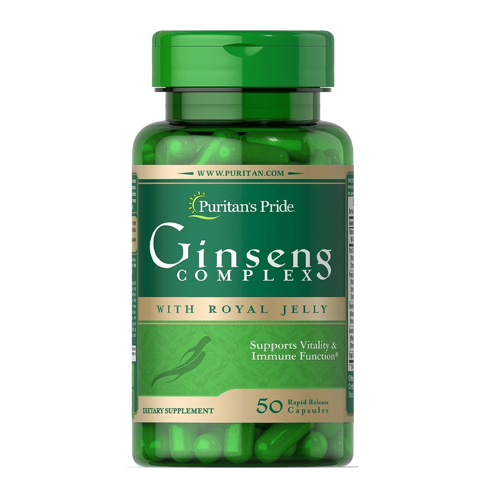 Puritan’s Pride Ginseng Complex Caps 50'S