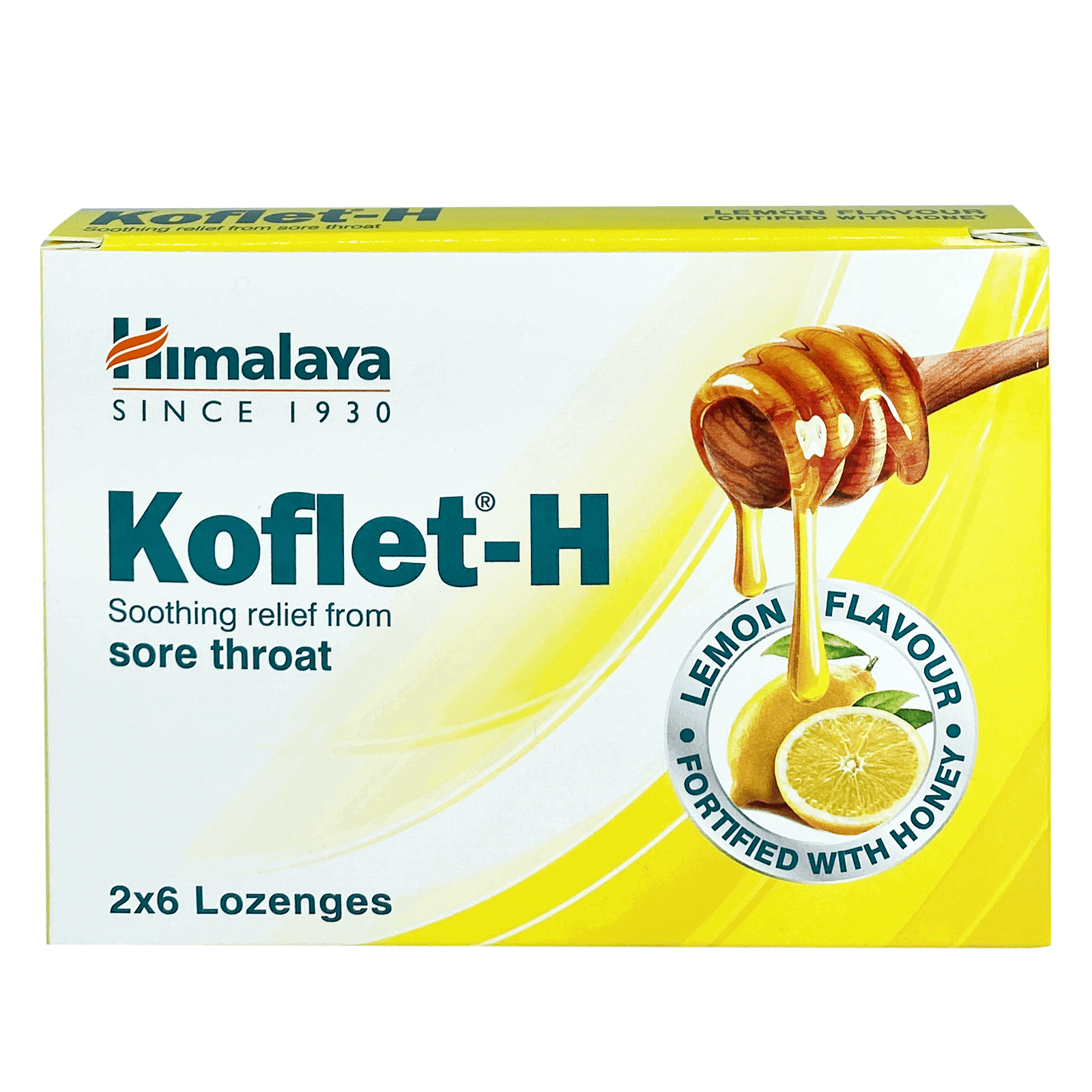 Himalaya Koflet-H lemon Flavour 12 Lozenges