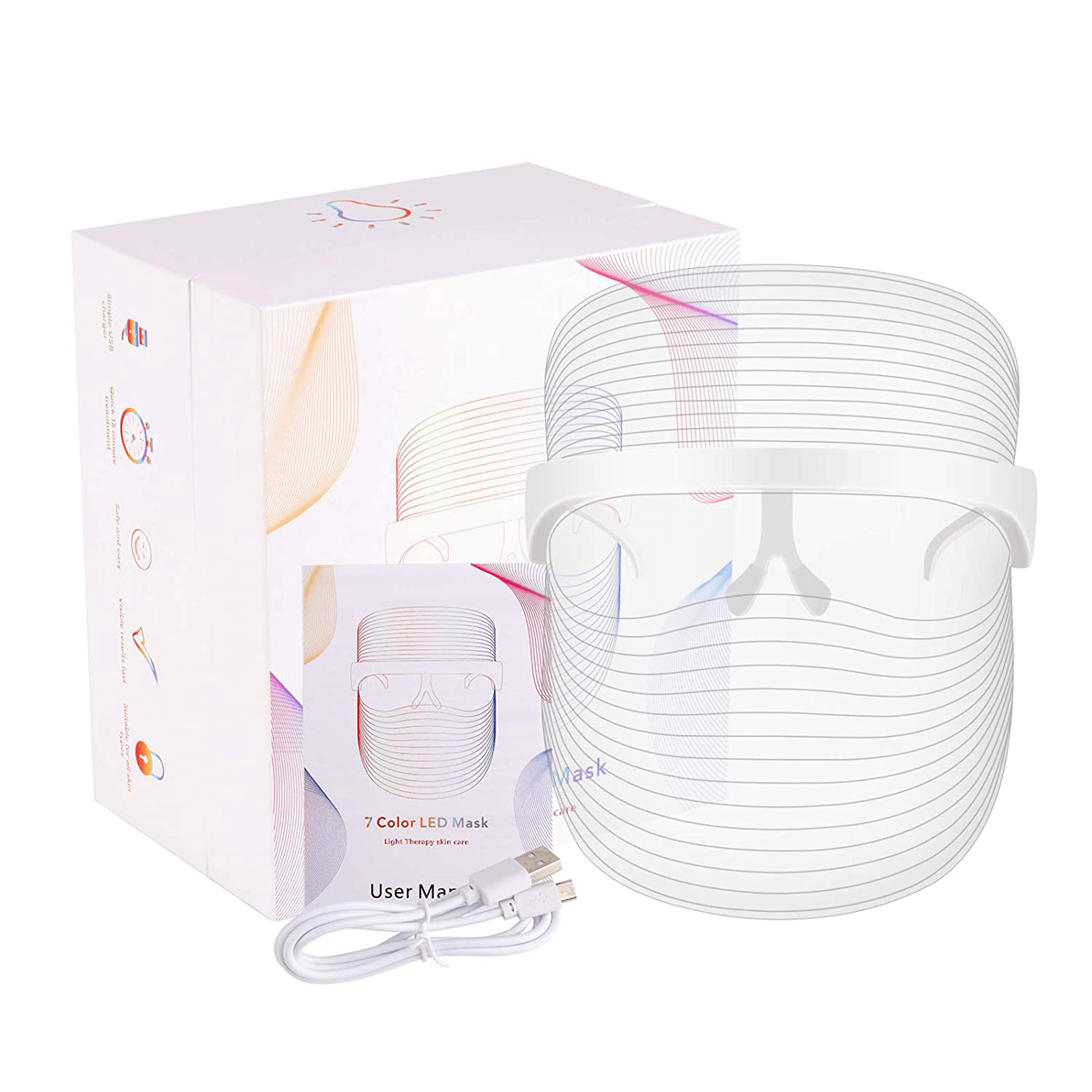 Color LED Mask LJ-106 لعلاج مشاكل البشرة    