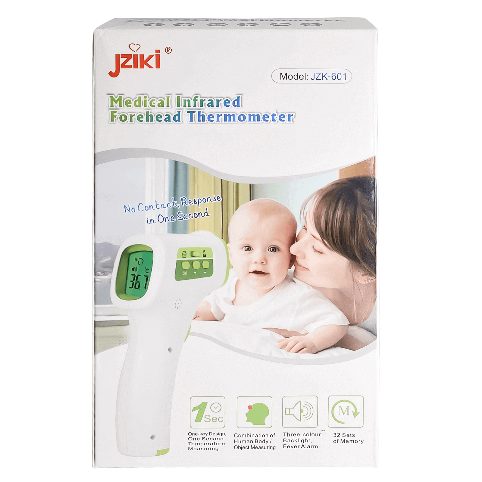 Medical Infrared Thermometer JZK 601 for measuring temperature