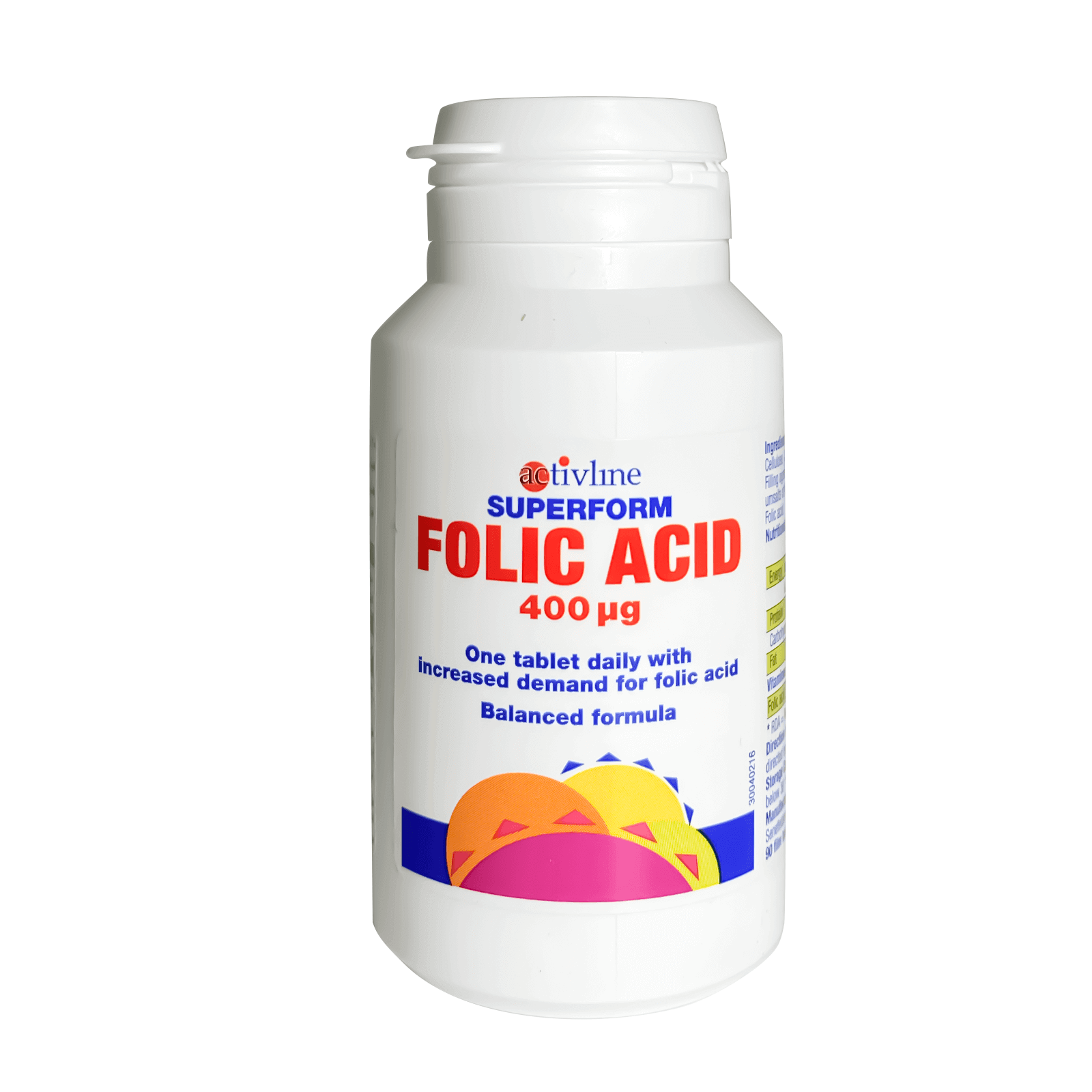 Active Line SF Folic Acid 90's