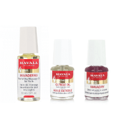 Mavala Secret Of Healthy Nails Kit  3 Items(Mavaderma Kit&Cuticle Oil&Mavadry) Offer