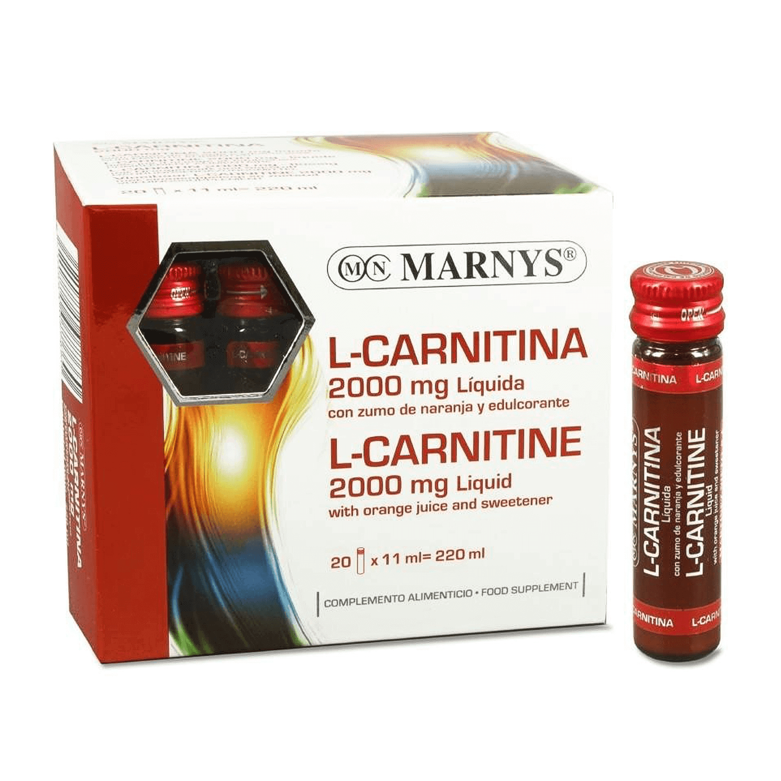 Marnys L- Carnitina 2000Mg 20 Vials Mlcar