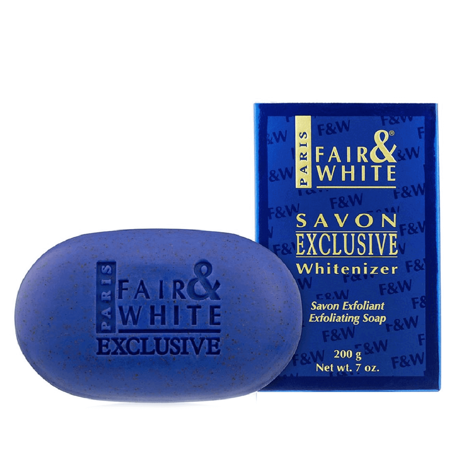 Fair & White Savon Whit Exfoliating Soap Blue 200 g