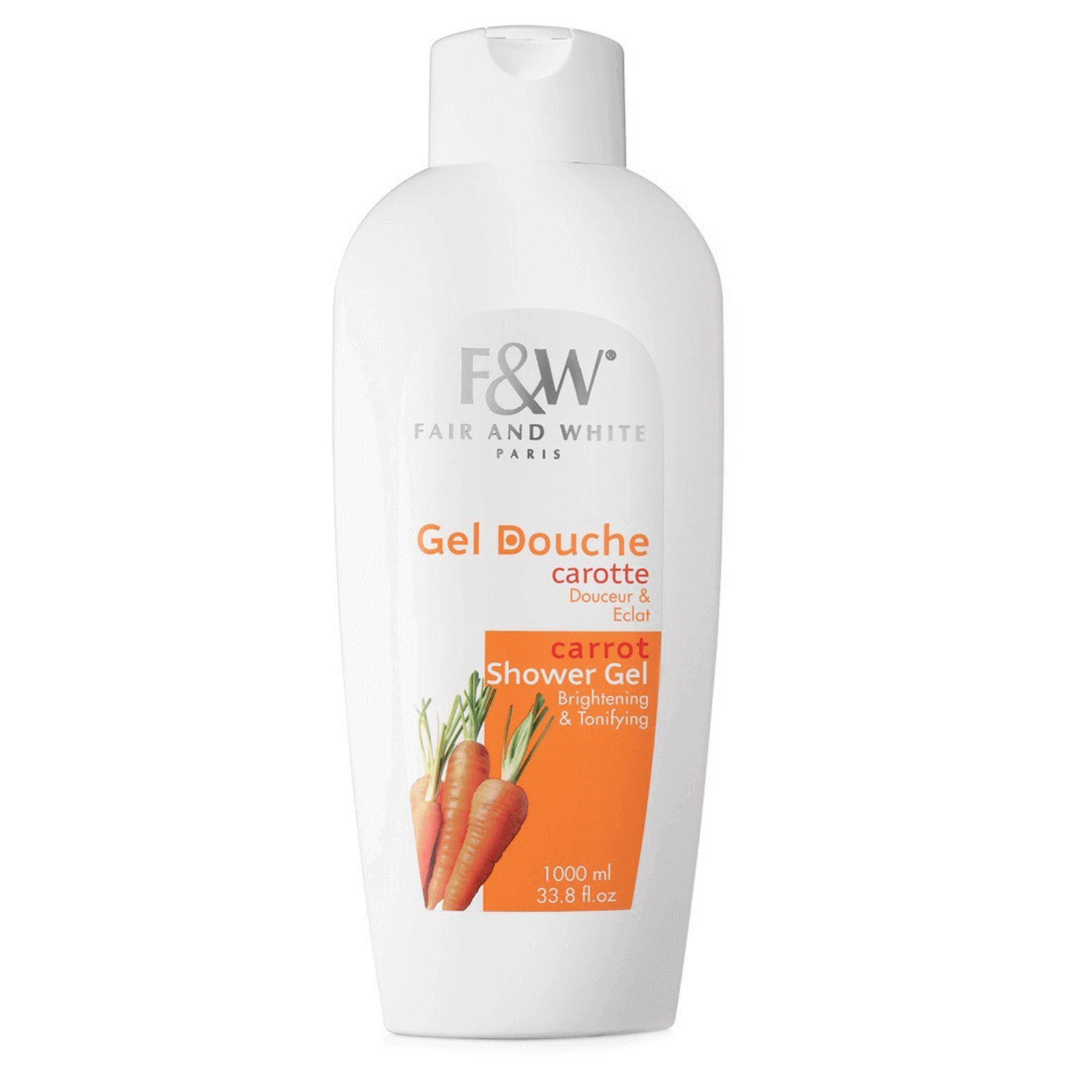 Fair & White Carrot Shower Gel 1000 ml