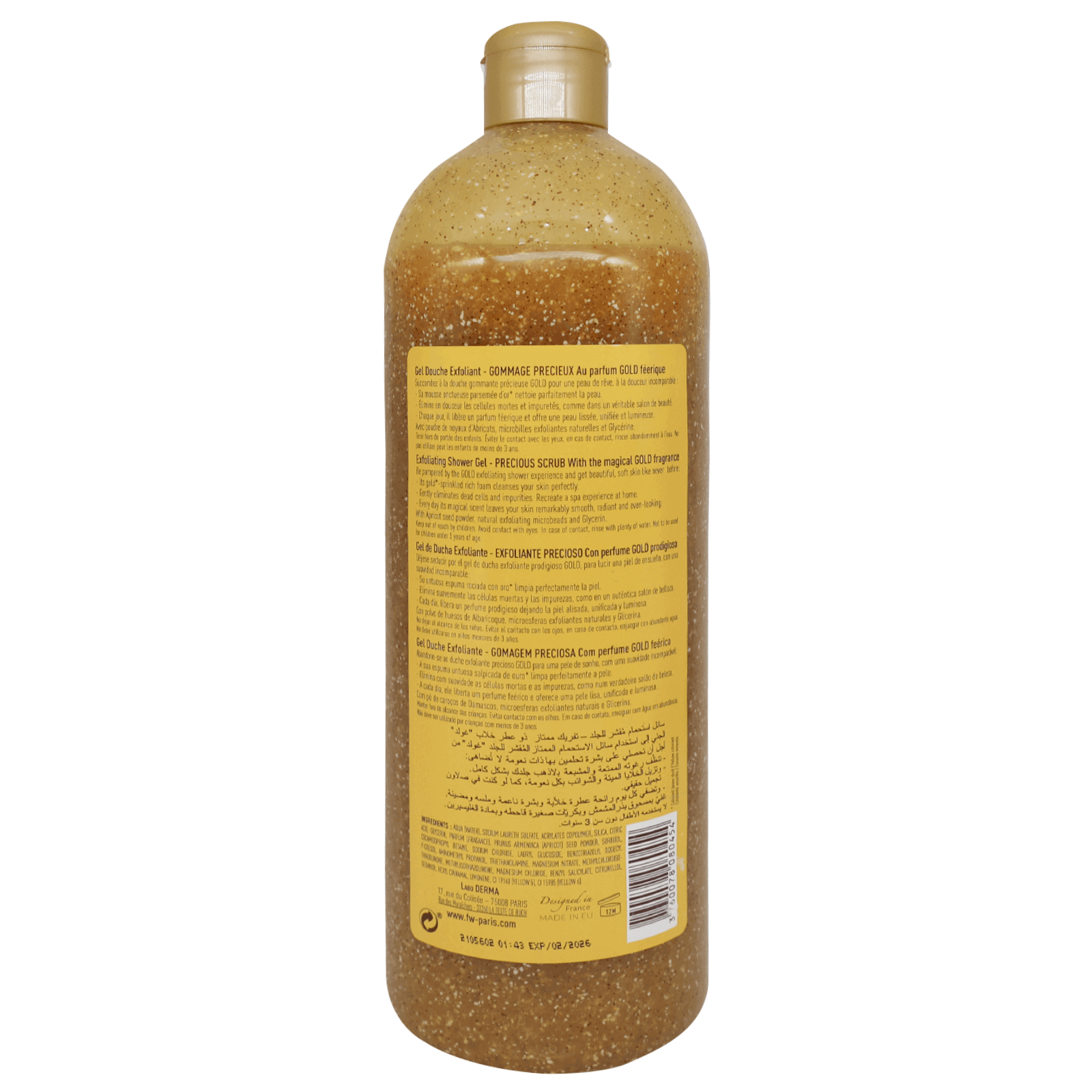 Fair & White Gold Ultimate Shower Gel Precious Scrub 1000 ml