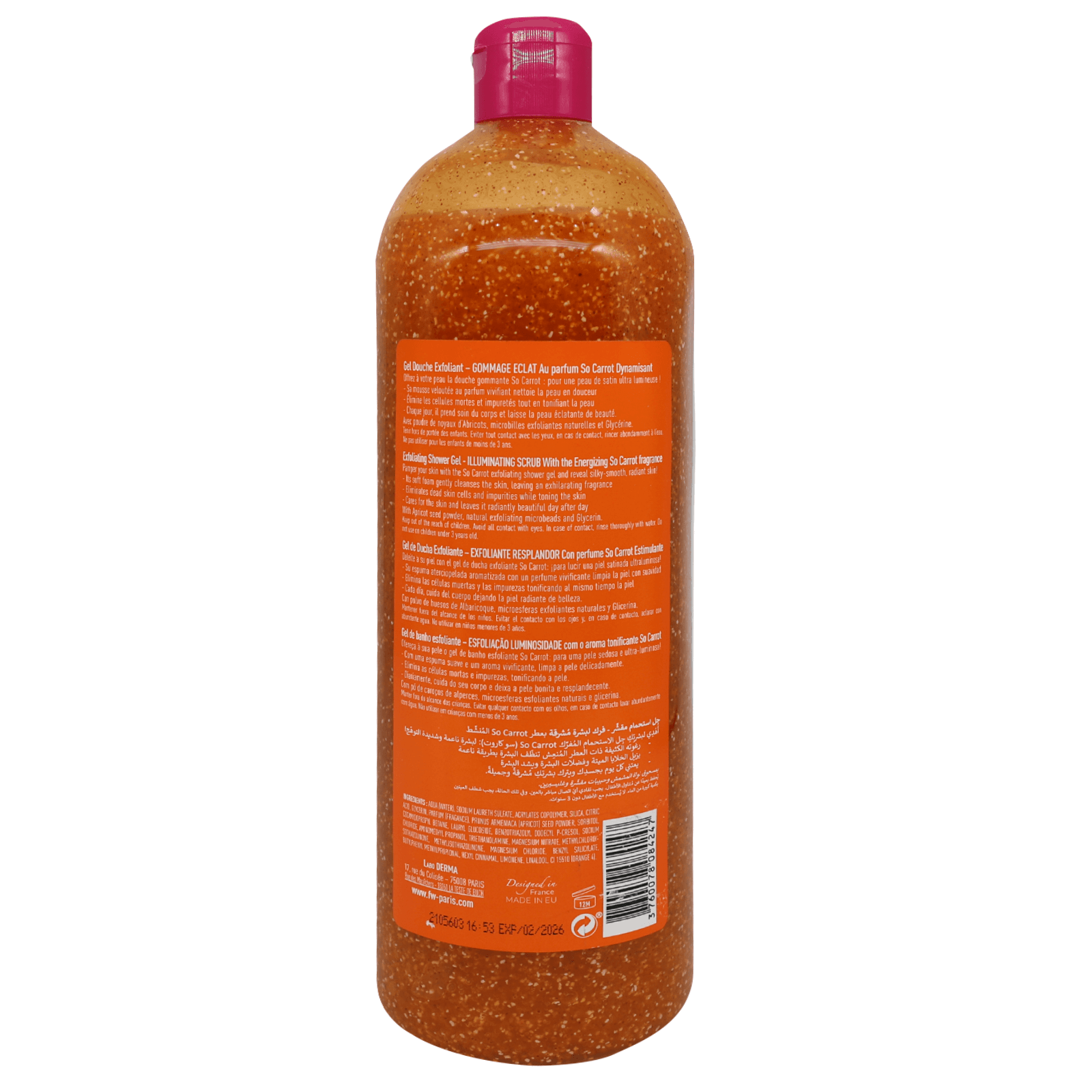 Fair & White So Carrot Gel Illuminating Scrub 1000 ml