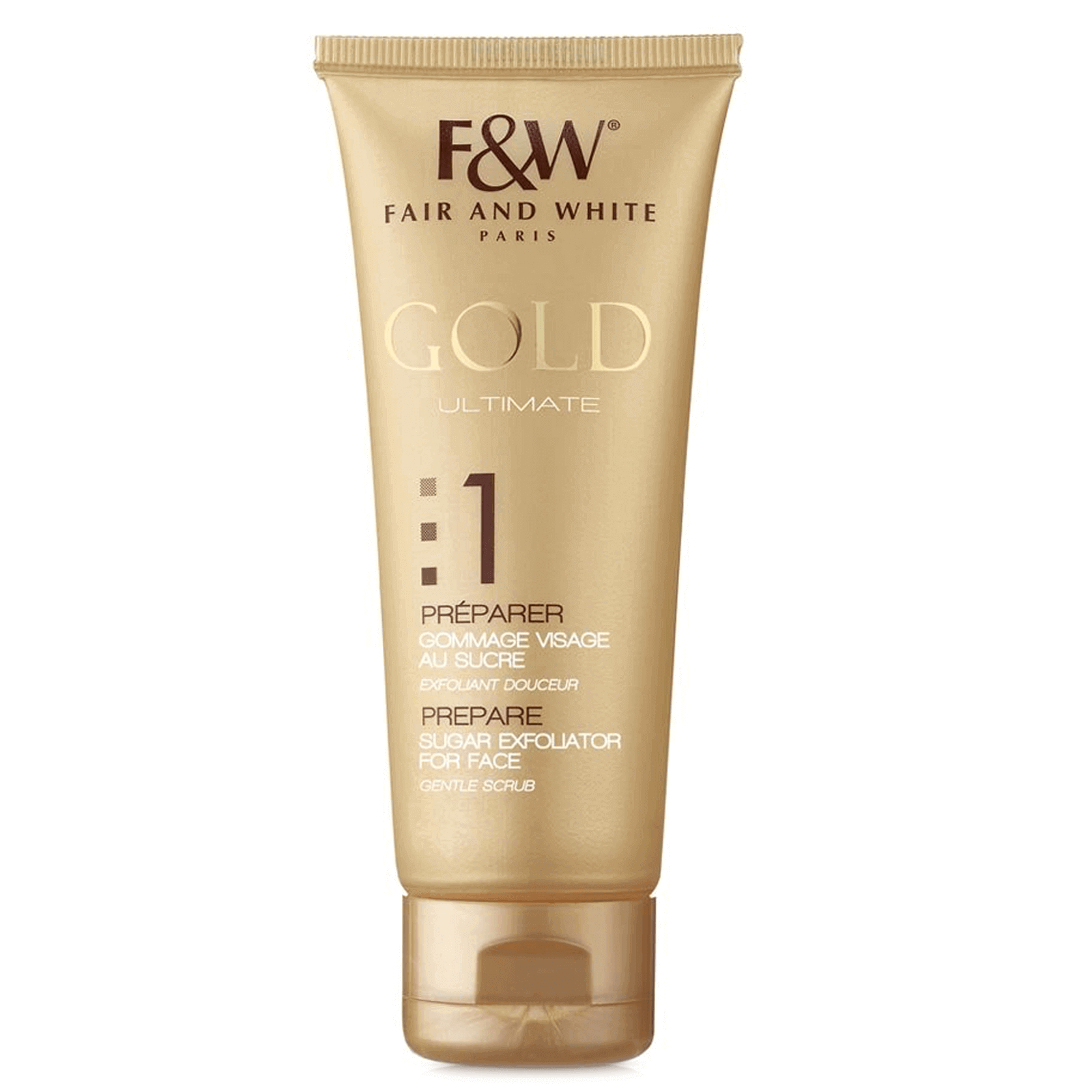 Fair & White Gold Sugar Exfoliator For Face 75 mL