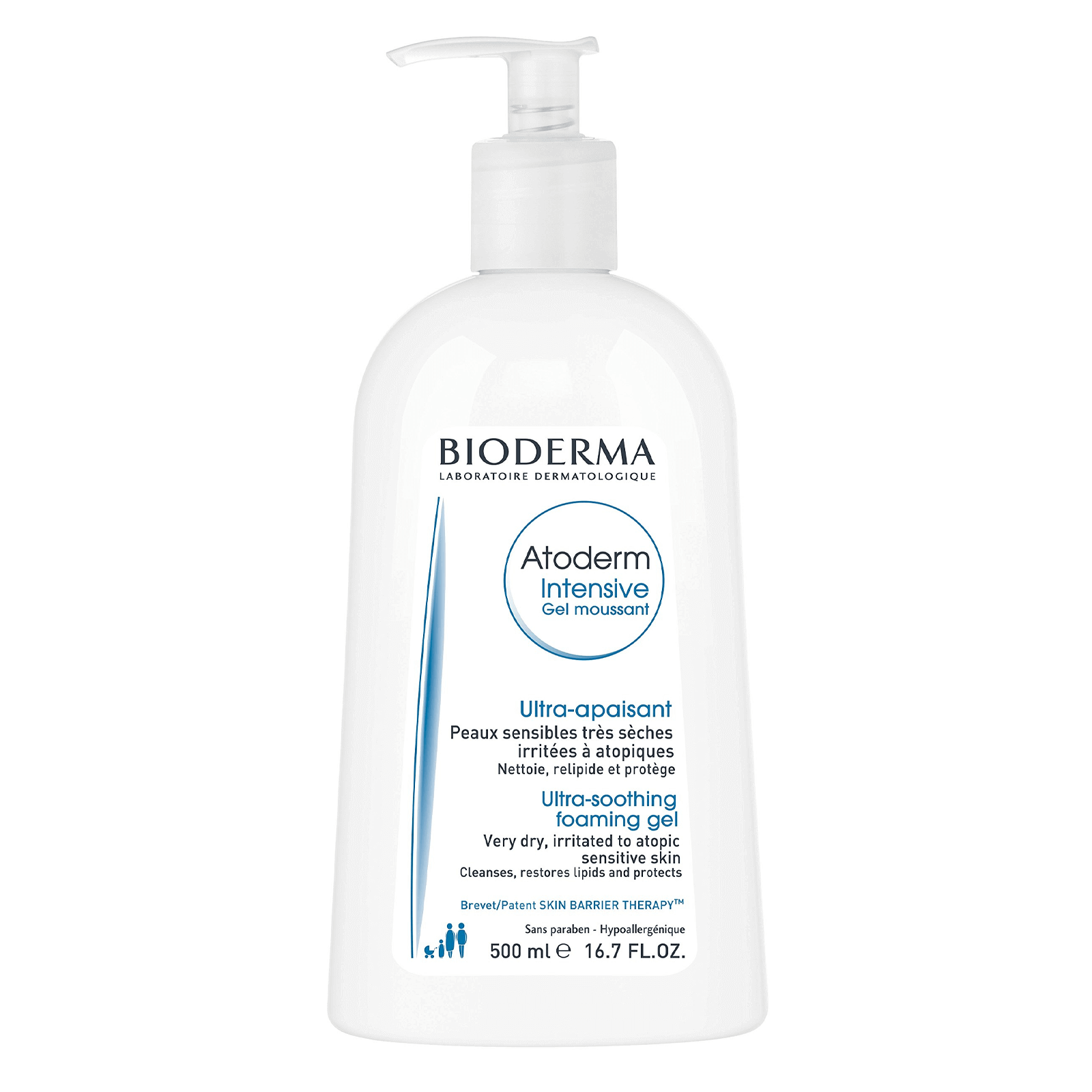 Bioderma Atoderm Intensive Foaming Gel 500 mL skin cleanser