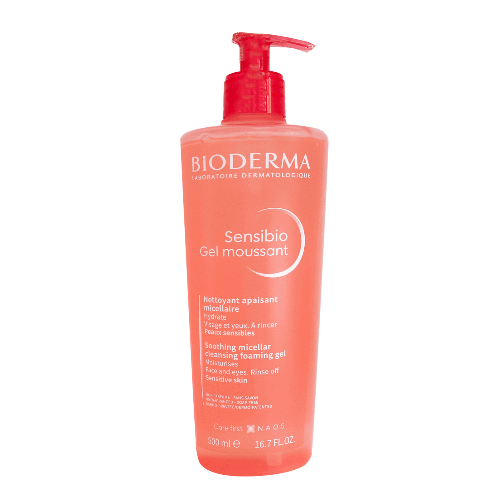 Bioderma Sensibio Foaming Gel 500 ml for skin cleaning