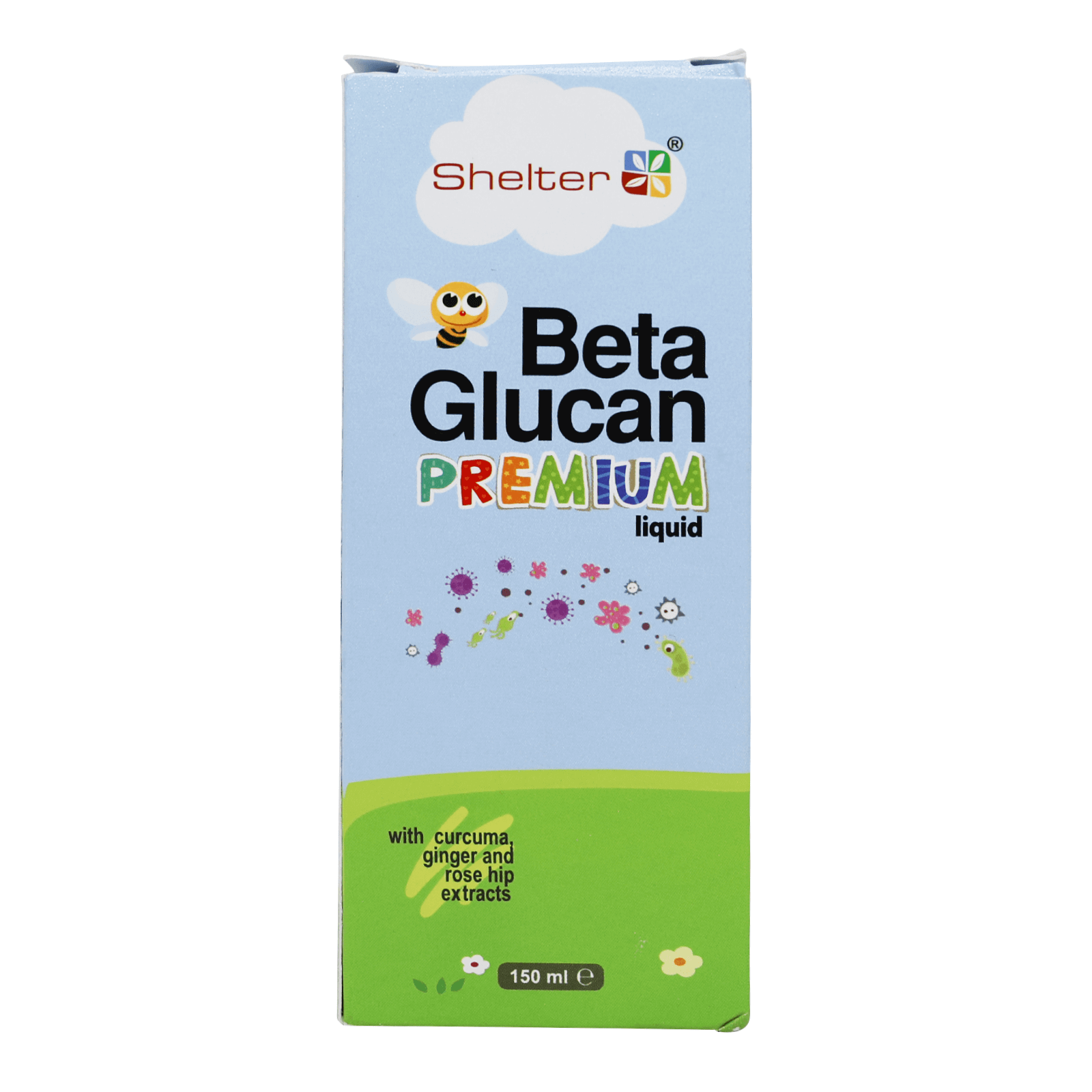 Shelter Beta Glucan Premium Liquid 150 mL for immunity support